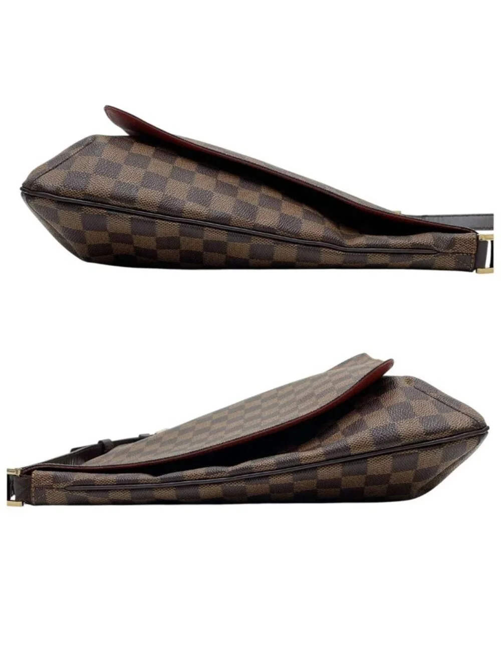 Louis Vuitton Damier Musette Shoulder Bag Brown